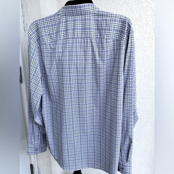 UNTUCKit. Armand.Navy/White/Grey Checkered, Long Sleeve, Button Down Shi… - Picture 2 of 10